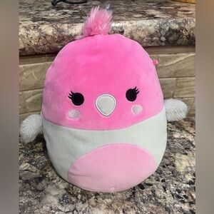 Squishmallows Pink and White Jayla the Cockatoo.